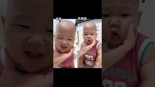 The Twins' Faces Are So Cute When They Are Pinched #baby #brotherheart #cute #funny #cutebaby