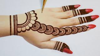 Easy Beautiful Backhand Mehndi design|Simple Mehandi design|Mehandi ka design|Mehndi designs|मेंहदी