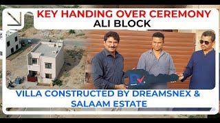 Key Handover Ceremony in Ali Block by Salaam Estate & DreamsNex Construction in Bahria Town Karachi