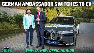 Exclusive Access: German Ambassador Dr. Philipp Ackermann, Talks About His New BMW i7