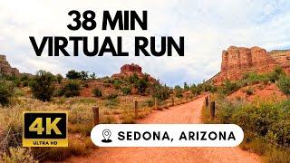 [4K] Sedona Virtual Run | Bell Rock Pathway - Sedona, Arizona