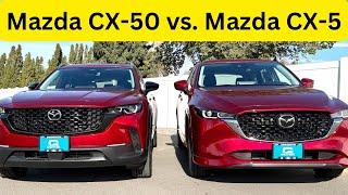 2025 Mazda CX-50 Vs. Mazda CX-5 | Comparison Review