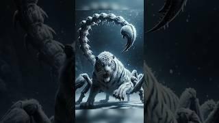 White tiger and scorpion: Mind-Blowing Creatures Formed by Fusing Different Species#shorts#hybrids#