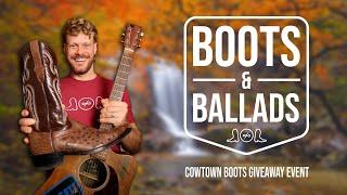 Boots & Ballads Giveaway Event! | Full Quill Ostrich Cowtown Boots