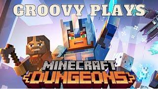 Groovy Plays Minecraft Dungeons | Groovy Lava Squirrel Medic Live