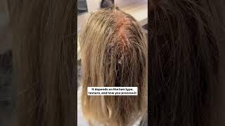 Grey hair and demi permanent hair color… #shadeseq #haircolor @Redken