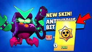 ANTIVIRUS 8- BIT FINALLY NEW SKIN BEST LEGENDARY GIFTS BRAWL STARS UPDATE!!