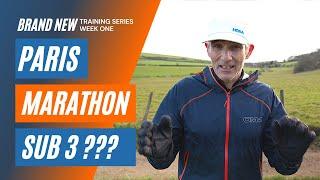 Paris MARATHON TRAINING Series Week 1 | Film My Run