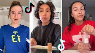 Makeup Tutorial Tiktok Compilation - GRWM  ( Get Ready With Me ) ️(Skincare, Makeup, Outfits) 1287