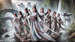 The martial arts battle was triggered, and the Emei Seven Heroes fought bravely