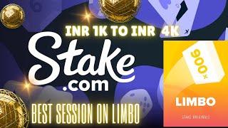 TURNING 1K TO 4K IN 3 MINUTES || STAKE.COM || EARNING PALACE