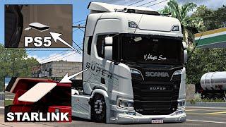 ATUALIZAÇÃO - SCANIA NTG SUPER COM STARLINK,PS5,770CV E MUITO MAIS - EURO TRUCK SIMULATOR 2