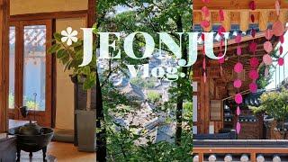 Jeonju vlog. 전주여행 다이어리인생카페 추천_교동다원.현해탄.한옥마을.소품샵. 당일치기 뚜벅이 국내 여행 브이로그.부암동 빙수 부빙.명란식당.왓츠 인 마이백