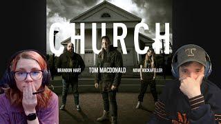 My Friend and I React to 'Church' by Tom MacDonald, Brandon Hart & Nova Rockafeller This Hit Us!