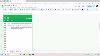 How to Build Simple To-Do-List Using Google Sheets