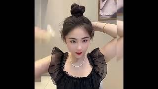 Sunwer 반묶음 포니테일 헤어 리본 바나나핀 올림머리 헤어핀 머리핀