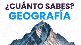 ¿Cuánto Sabes de GEOGRAFÍA? ️ - 50 Preguntas BÁSICAS de Geografía - Examen Con Opciones 