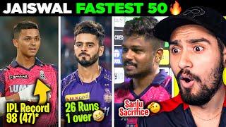 YEH HAI India ka FUTURE STAR!  | Yashasvi Jaiswal FASTEST 50   | RR vs KKR