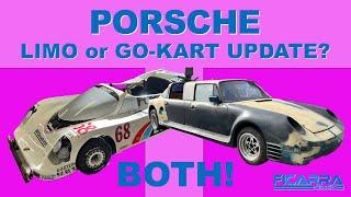 Porsche Twin-Targa Limo meets Porsche 962 Go-Kart