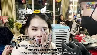 PIERCING khuyên mũi bé xinh Khóc rưng rưng | Lee Thành ĐNai