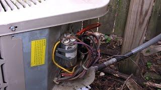 AC Compressor Not working-(WARNING DISCHARGE CAPACITOR BEFORE WORKING ON IT) Quick Fix