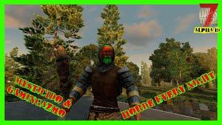 MysticIDO and GamingAzmo's Horde Every Night Day 1 | 7 Days to Die (Alpha 19 Gameplay)