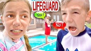 NO SWIMMING Life Guard! Special Birthday!