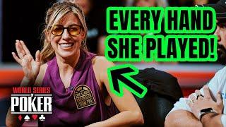 Kristen Foxen's Epic 2024 World Series of Poker Main Event [EVERY HAND]