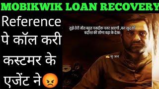 Mobikwik Calling on Reference #bankrecovery #mobikwik #bankloan #loanrecoveryagent  #settlementguru