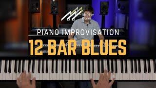 12 Bar Blues Piano Tutorial - Basic Blues Progression, Left Hand & Blues Scale