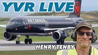 Vancouver Airport YVR Live plane spotting with Henry Tenby | SEP 26 2024