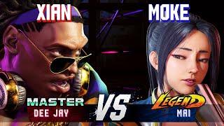 SF6 ▰ XIAN (Dee Jay) vs MOKE (Mai) ▰ High Level Gameplay