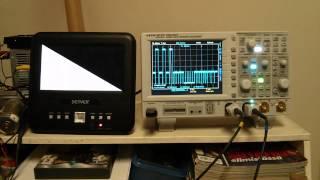 Composite video generated with an STM32 microcontroller