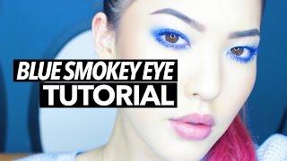 BLUE SMOKEY EYE TUTORIAL | soothingsista