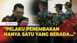 Kesaksian Kasir Kasus Penembakan Bos Rental Dibacakan Oditur Militer