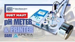 Benchtop pH meter dari APERA dan aksesorisnya