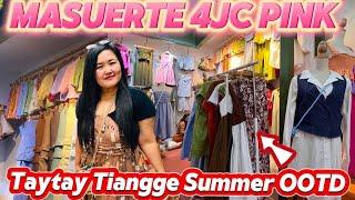 TAYTAY TIANGGE: MASUERTE PINK SUMMER OOTD | Detailed Vlog With Prices