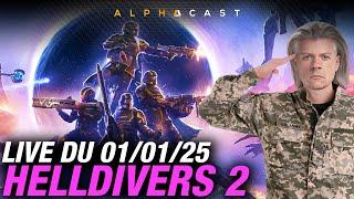 VOD ► BONNE ANNÉEEEE ! ON CHILL SUR SM2 ET HELLDIVERS 2 - Live du 01/01/2025