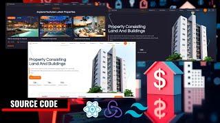 Full Stack Real Estate Website using React.js, Tailwind CSS, Redux Toolkit | Free Source Code