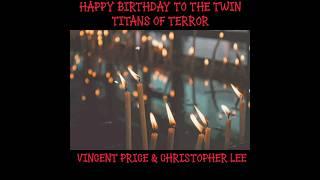 #VincentPrice #ChristopherLee #HorrorLegends #MastersOfHorror #ClassicHorror #HorrorCinema #horror