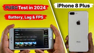 iPhone 8Plus PUBG Test in 2024- Detailed BGMI Test in Hindi️