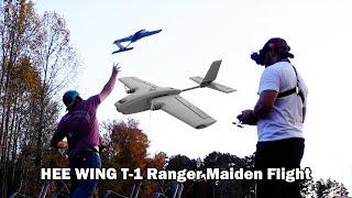 FPV Quad Pilot Tries Fixed Wing (crash!) - HEE WING T-1 Ranger