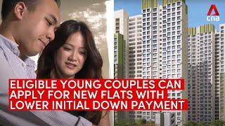 Eligible young couples need only pay 2.5% down payment for their BTO