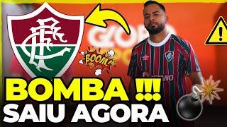 BOMBA! ESTÁ 100% CONFIRMADO! CONTRATAÇÃO DE PESO CHEGANDO! ÚLTIMAS NOTÍCIAS DO FLUMINENSE HOJE!