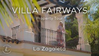 Tour Villa Fairways an Andalusian style Mansion in La Zagaleta Frontline Golf Villa