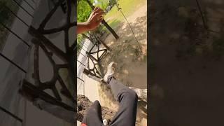 Crazy parkour Climbing Jumping POV In Bella Ciao #shorts