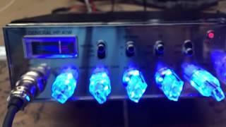 General HP40 with Blue Nitro LED lights and clear knobs