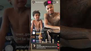 Blueface and Jaidynalexis get into argument on IG Live 7-29-23