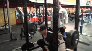 Kurt Weidner Squats 365 lbs x 18 reps