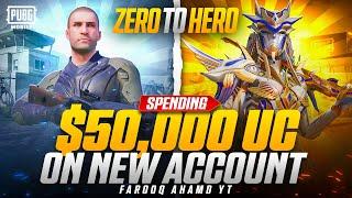 Noob Account to Mythic Fashion in  $40,000 in UC  |  PUBG MOBILE 